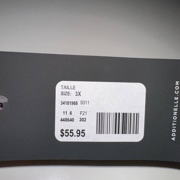 Addition Elle Deesse Wireless Lace Green Bra 3X - Picture 4 of 8